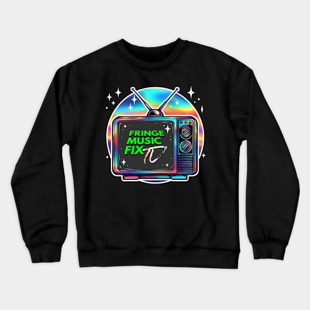 FRINGE MUSIC FIX Logo (2024 Version) Crewneck Sweatshirt by Sudburied